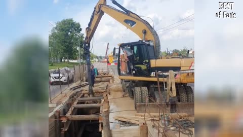 Extreme Dangerous Dump Truck Operator Skills - Biggest Heavy Equipment Machines Working