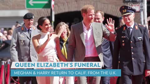 Meghan Markle and Prince Harry Return to California Following Queen Elizabeth's Funeral PEOPLE