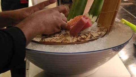Best sashimi platter at sheraton Dhaka