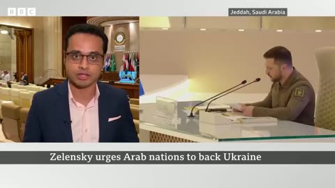 Ukraine's Zelensky accuses Arab nations of turning blind to Russia invasion - BBC News