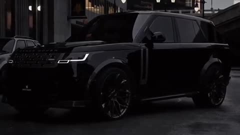 Range rover all black