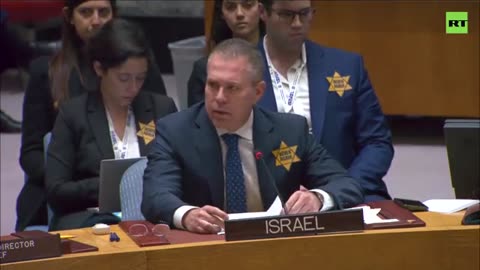 ❗️Israel’s UN envoy wears yellow star during Security Council meeting