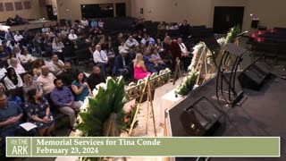 Memorial Services for Tina Conde: 12:00pm at The Ark Montebello