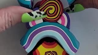 Polymer Clay Kaleidoscope Cane