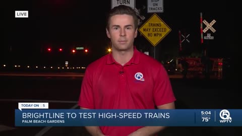 Brightline to conduct high-speed testing in Palm Beach County
