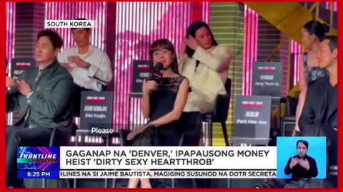 Cast ng "Money Heist:Korea" game nanakihalubilo sa press