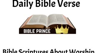 Bible Scriptures about Worship 📔 -Daily Bible Verse 📔 Bible Prince #shorts
