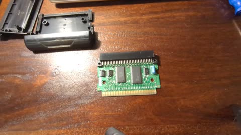 Cleaning a Sega Genesis Cartridge