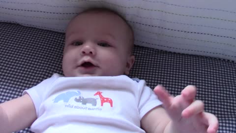 Baby takes a spill in the most adorable way