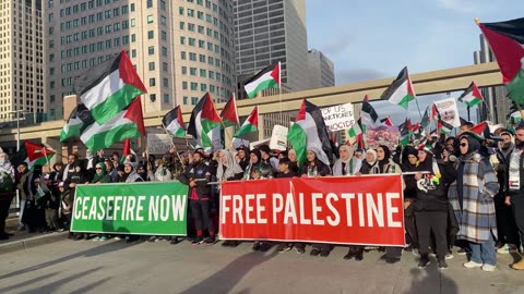 LIVE: 'Ceasefire Now' Pro-Palestine Rally in Detroit, Michigan
