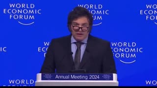 Javier Milei in Davos: "Do not surrender to the advance of the state!