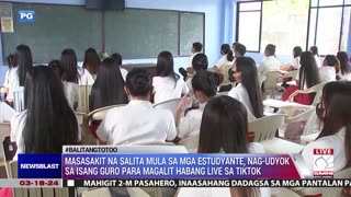 Masasakit na salita mula sa mga estudyante, nag-udyok sa isang guro para magalit