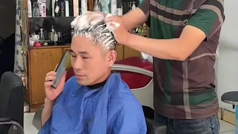 Hairfall and dandruff Removing process #Funny #beautiful #feeds #viral