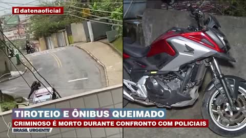 Tiroteio intenso e bandido morto