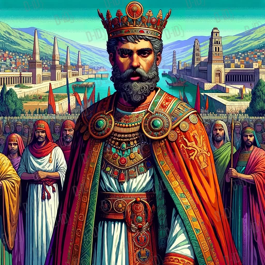 Hiram I, King of Tyre, Tells His Story Working with Israel's King Solomon