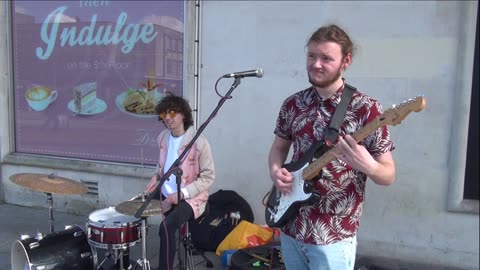 Common Logic Rock Band busking the Ocean City 25th March. 2018