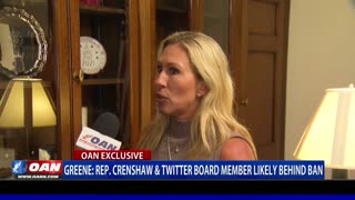 Rep. Greene: Rep. Crenshaw, Twitter board member likely behind ban