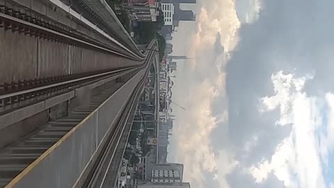Travel in the train putrajaya to Kuala Lumpur