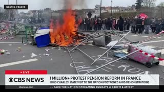 More than 1 million people protest pension reform in France