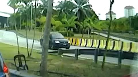 New footage captures events leading up to Tuas Second Link road rage incident