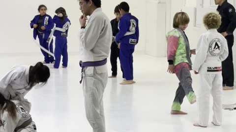 Kids jiu jitsu class