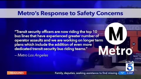 Calls for increased security on public transit