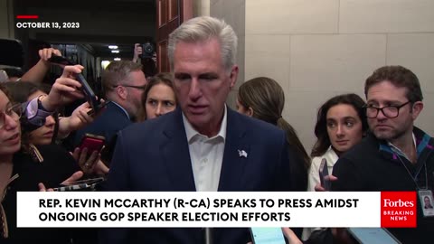 BREAKING- Kevin McCarthy Continues Support For Jim Jordan, But Doesn't Fully Rule Out Own Return
