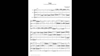 J.S. Bach - Well-Tempered Clavier: Part 1 - Fugue 11 (Flute Quartet)