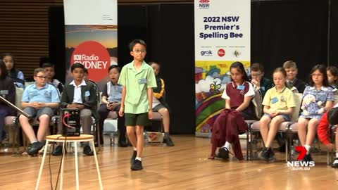 Premier's spelling bee final has taken place in Sydney | 7NEWS