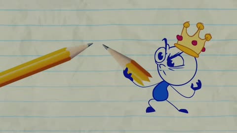 Turn That Crown Upside Down - Pencilmation | Animation | Cartoons | Pencilmation