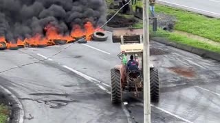 European Farmer's Block Roads To Prevent Government Seizures Of Their Property - Summer 2022