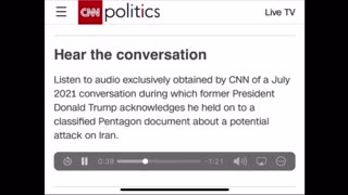Trump - leaked audio to CNN reveals the reason why Deep State is going after him on espionage