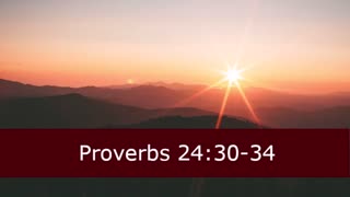 One Minute Proverbs 24 Devotional -- February 24, 2023