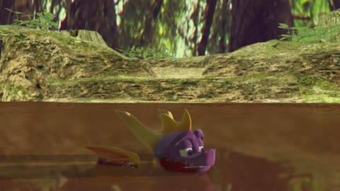 Spyro Sinking in Quicksand