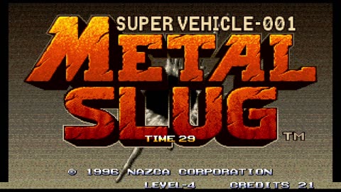 fliperama metal slug arcade