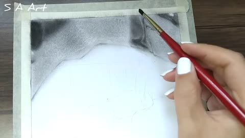 Art Drawing: How to Draw Wet Lips and Draw Hyper-Realistic Lips