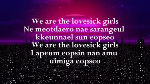 LOVESICK GIRLS by BLACKPINK