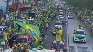 42nd day of protests in Brazil. BOLSONARO WON.