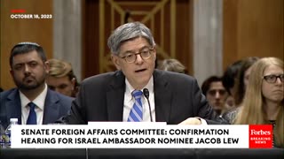 'At The UN, Israel Is Constantly Vilified': Menendez Presses Jacob Lew About UN Treatment Of Israel