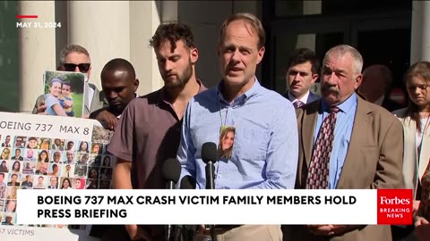 WATCH- Families Of Boeing 737 Max Crash Victims Deliver Remarks After Meeting With The Justice Dept