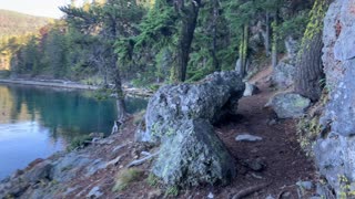 Central Oregon – Paulina Lake “Grand Loop” – Rocky Shoreline Trail – 4K