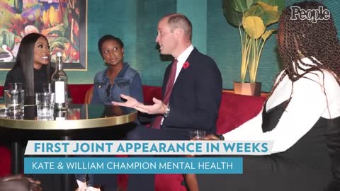 Kate Middleton & Prince William Make First Appearance in 3 Weeks to Champion Mental Health PEOPLE