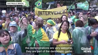 Brazil election: Bolsonaro calls on protesters to end blockades on nation's roads