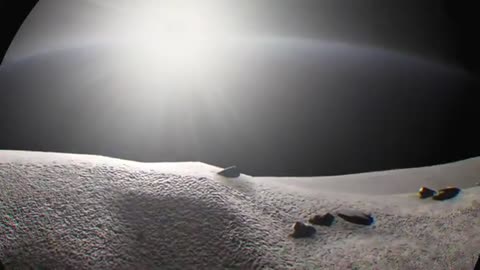 Walking on moon with play station Apolo Experience