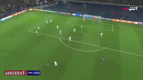 PSG goal against Real Madrid.Champions League