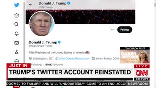 Donald Trump’s Twitter account reinstated