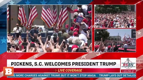 LIVE: Donald Trump Holding Save America Rally in Pickens, SC...
