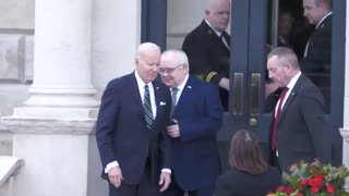 Biden Gets Pushed Around By Irish President In Humiliating Moment