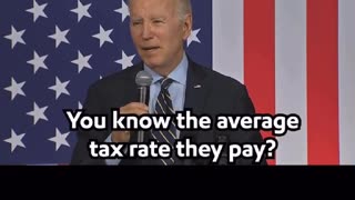 Joe Biden talking about Tax Percentage. You don’t wanna miss this Gem!