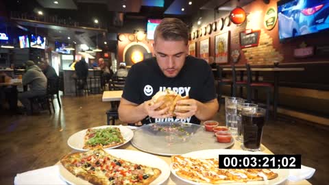 Giant Calzone Challenge (Panzerotti Challenge)! In an Irish Pub? | Ontario | Man Vs Food